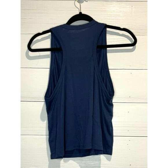 Disney Girls Size Large Mickey Mouse USA Blue Tank Top Racerback NEW - Picture 2 of 2